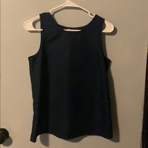 Dark blue casual dress shirt